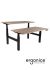 Ergonice duo rise elektrisch verstelbaar bureau 